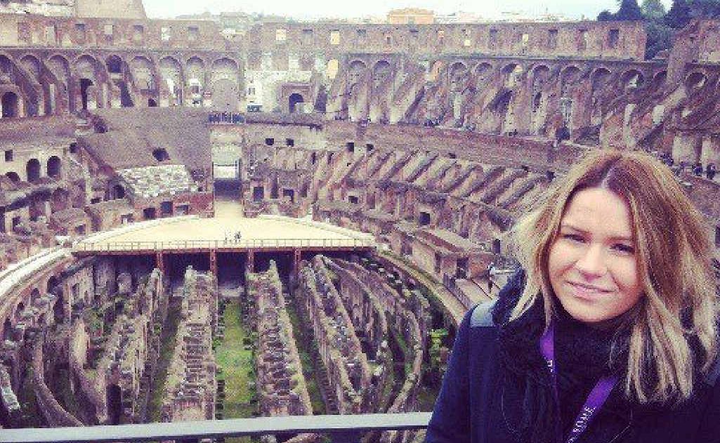 ROME-ING ABOUT: Breanna checks out the Colosseum in Rome. ROME-ING ABOUT: Breanna checks out the Colosseum in Rome.